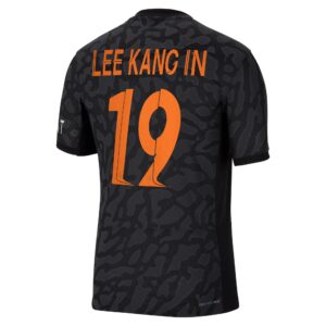 Paris Saint-Germain x Jordan Third Dri-Fit Adv Match Shirt 2023-24 With Champions League Printing Lee Kang In 19
