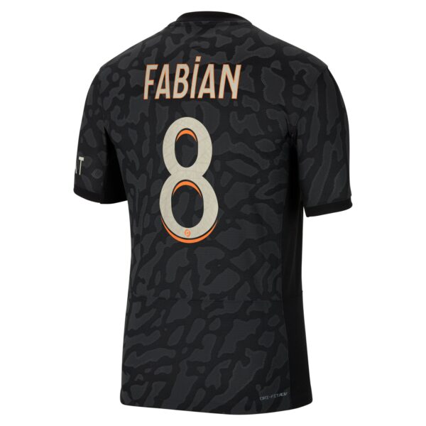 Paris Saint-Germain x Jordan Third Dri-Fit Adv Match Shirt 2023-24 With Fabian 8 Printing