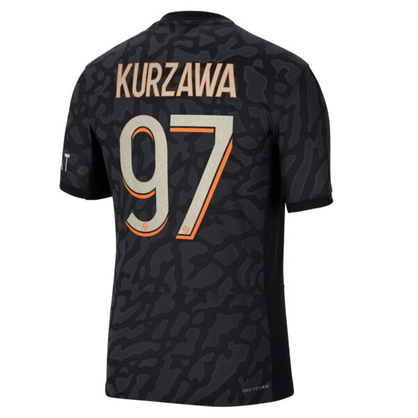 Paris Saint-Germain x Jordan Third Dri-Fit Adv Match Shirt 2023-24 With Kurzawa 97 Printing