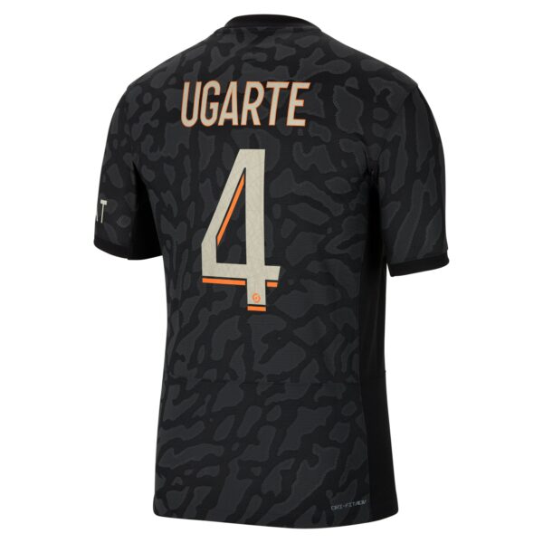 Paris Saint-Germain x Jordan Third Dri-Fit Adv Match Shirt 2023-24 With Ugarte 4 Printing
