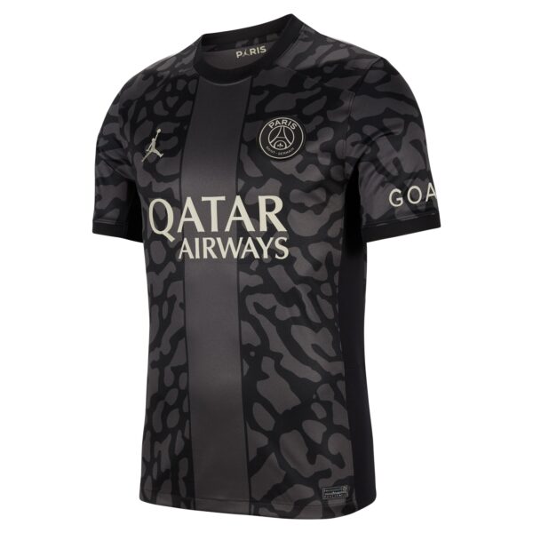 Paris Saint-Germain x Jordan Third Stadium Shirt 2023-24 With Ugarte 4 Printing