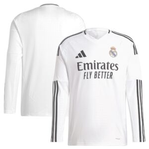 Real Madrid Home Shirt 2024-25 - Long Sleeve