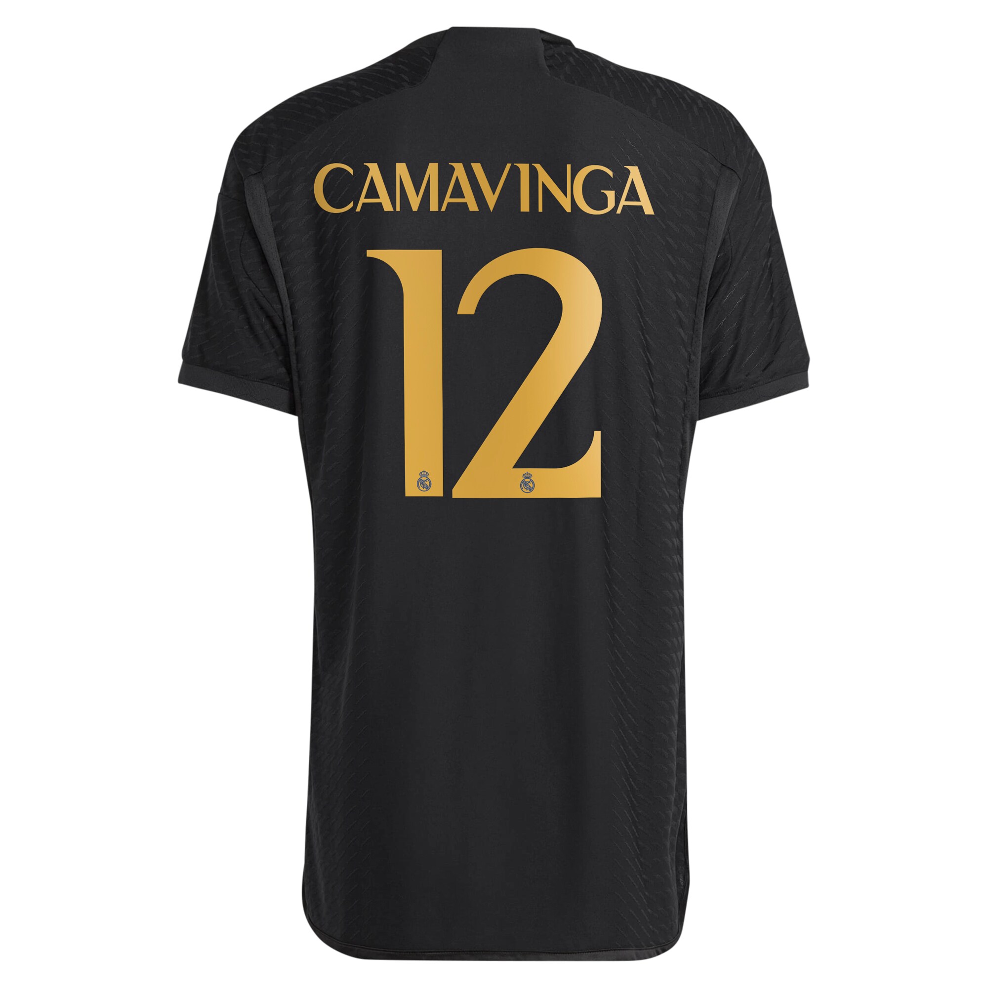 Real Madrid Third Authentic Shirt 2023-24 with Camavinga 12 printing