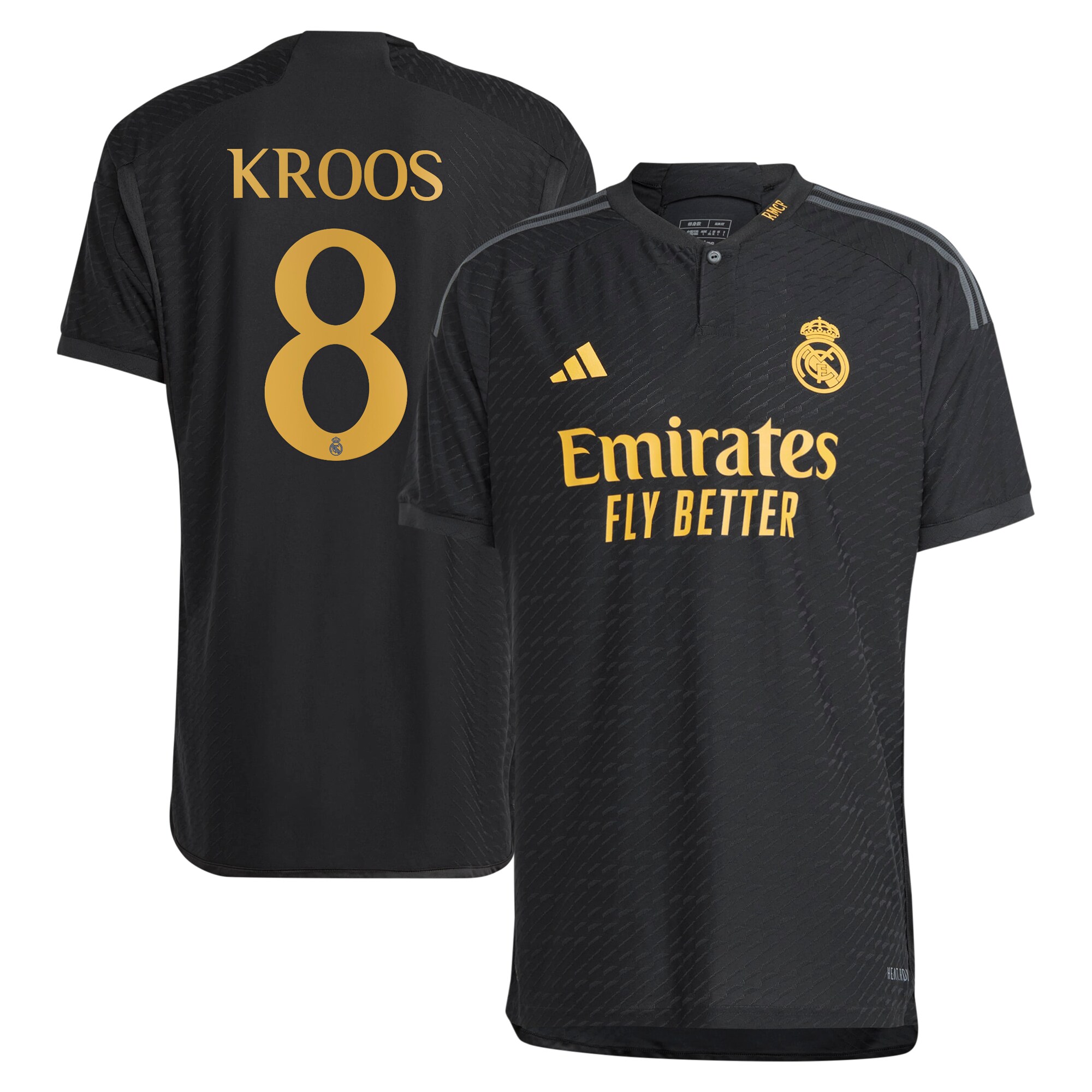 Real Madrid Third Authentic Shirt 2023-24 with Kroos 8 printing