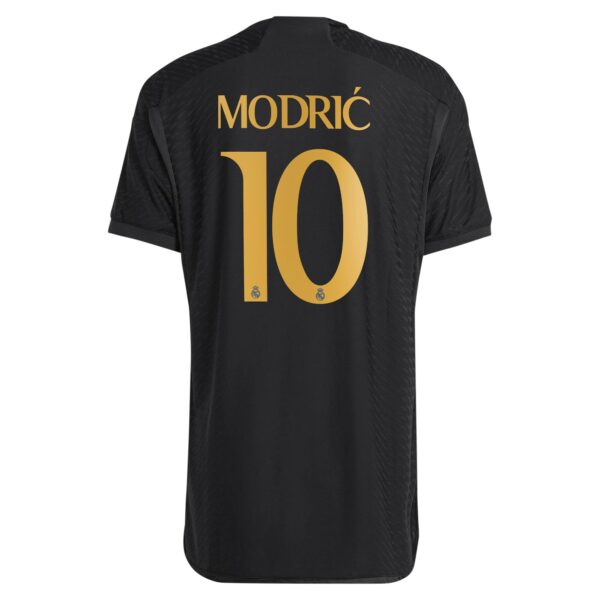 Real Madrid Third Authentic Shirt 2023-24 with Modric 10 printing