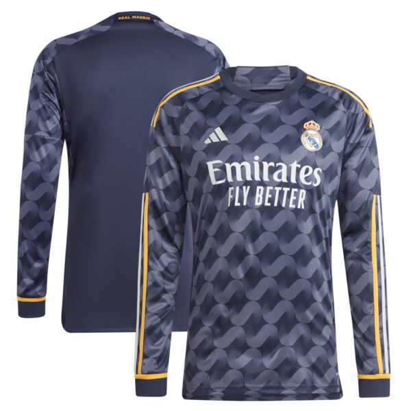 Real Madrid Away Shirt 2023-24 Long Sleeve