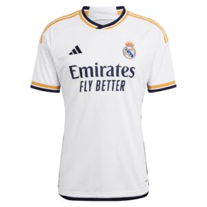 Real Madrid Home Shirt 2023-24 with Camavinga 12 printing