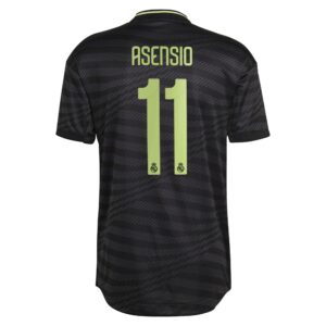 Real Madrid Third Authentic Shirt 2022-23 with Asensio 11 printing