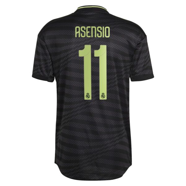 Real Madrid Third Authentic Shirt 2022-23 with Asensio 11 printing