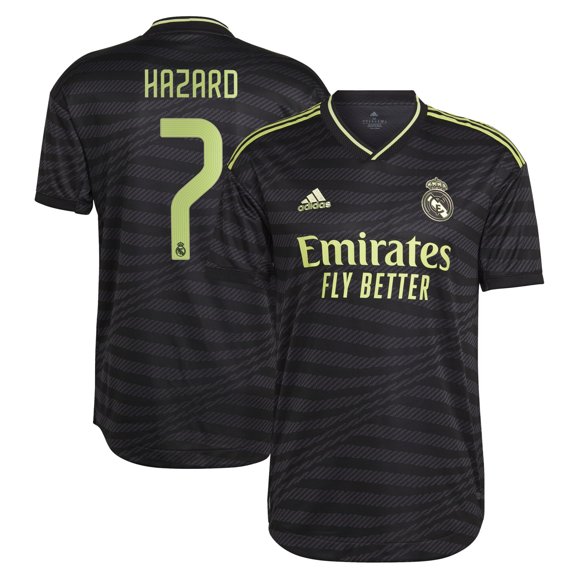 Real Madrid Third Authentic Shirt 2022-23 with Hazard 7 printing