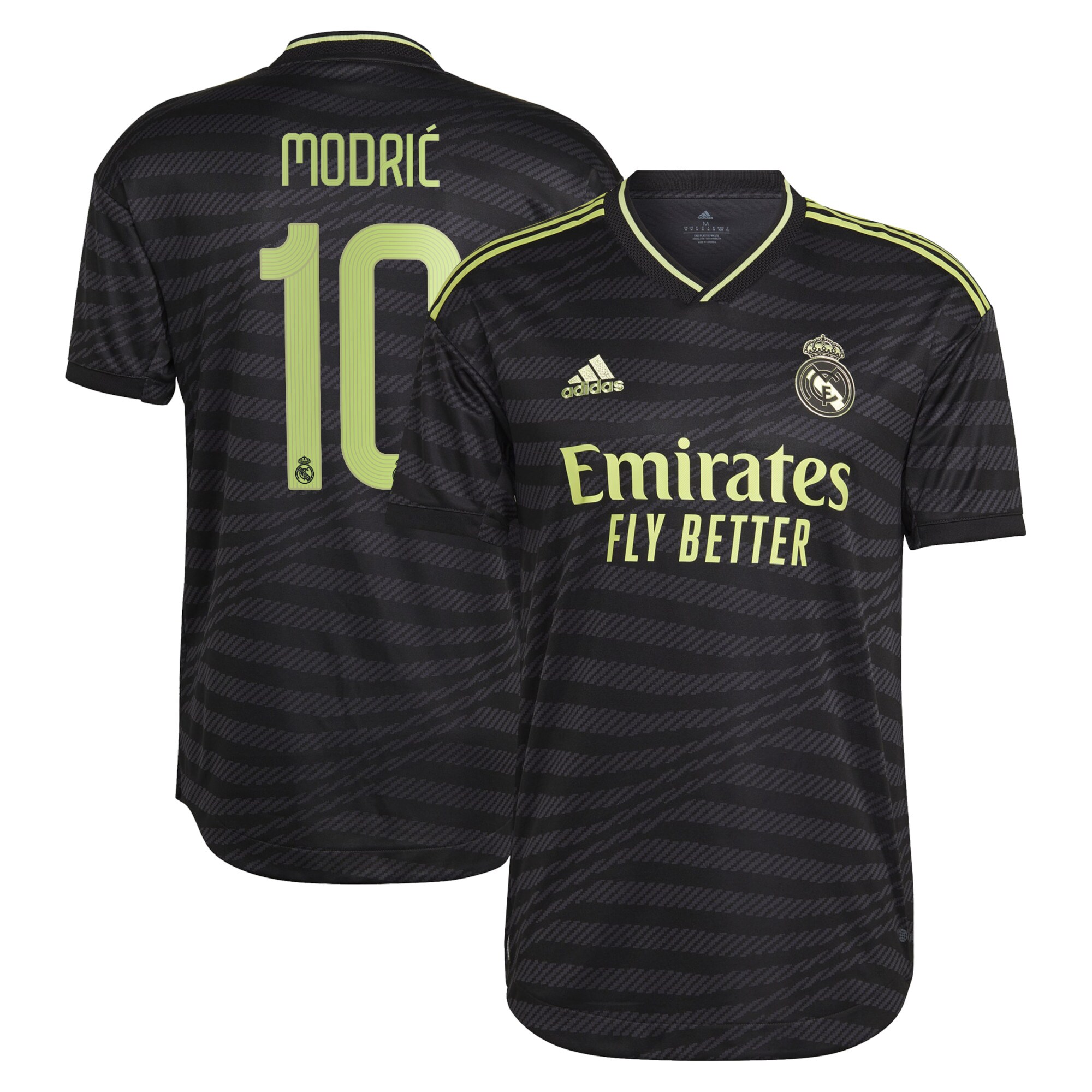 Real Madrid Third Authentic Shirt 2022-23 with Modric 10 printing