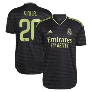 Real Madrid Third Authentic Shirt 2022-23 with Vini Jr. 20 printing