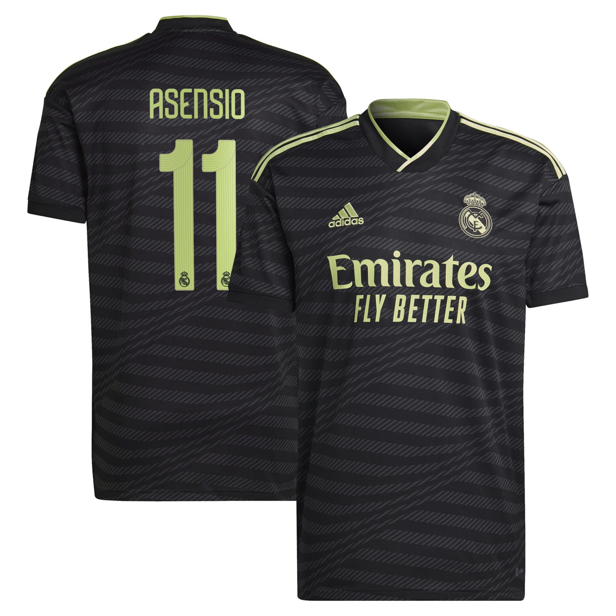Real Madrid Third Shirt 2022-23 with Asensio 11 printing