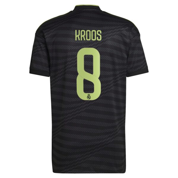Real Madrid Third Shirt 2022-23 with Kroos 8 printing