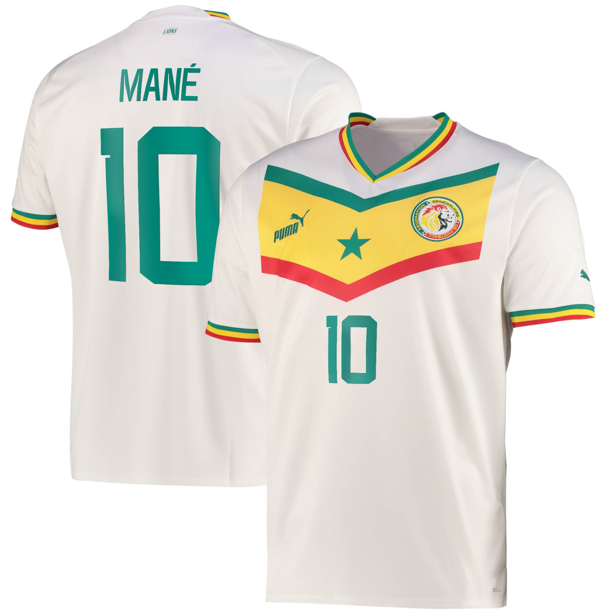Senegal Home Shirt with Mané 10 printing