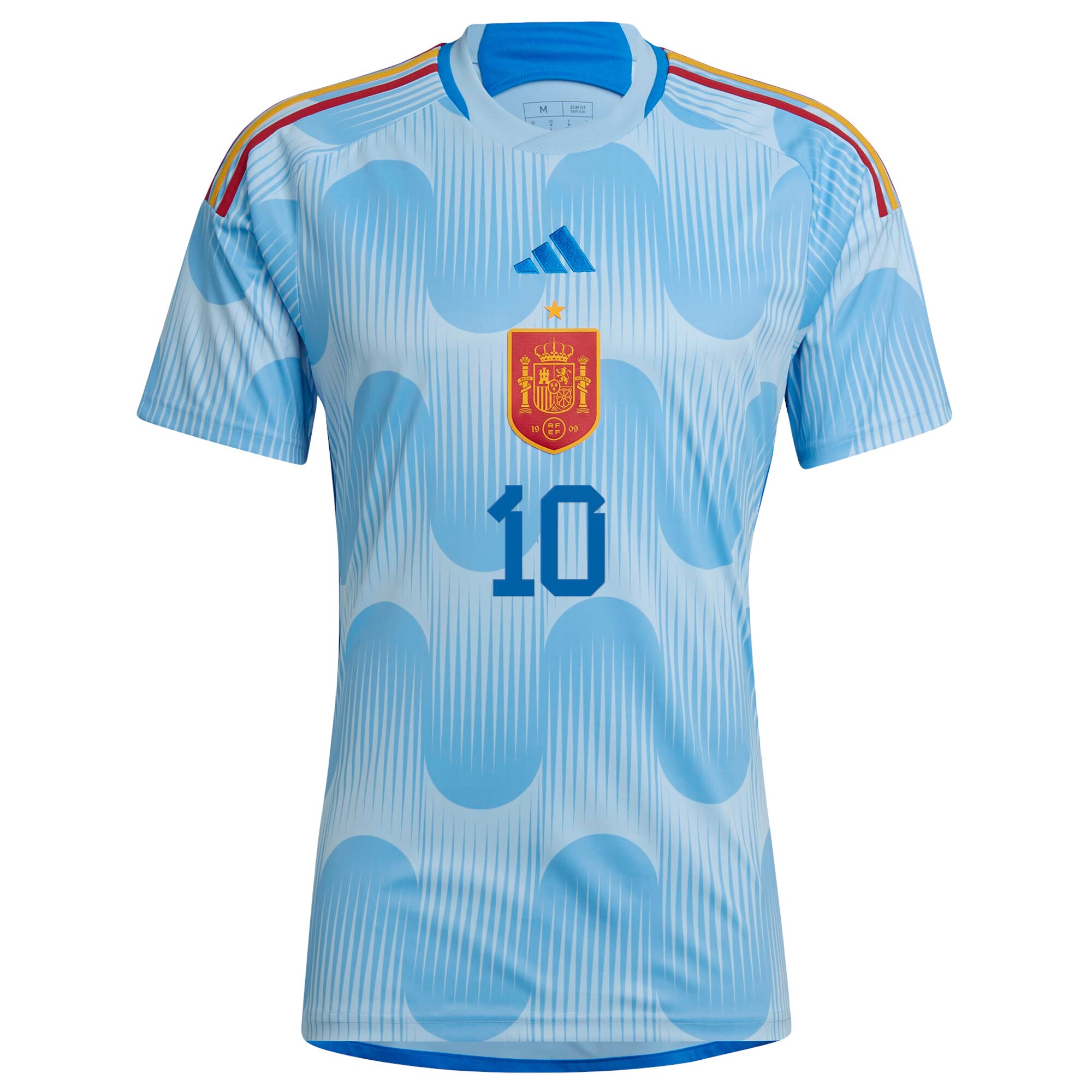 Spain Away Shirt with Thiago 10 printing