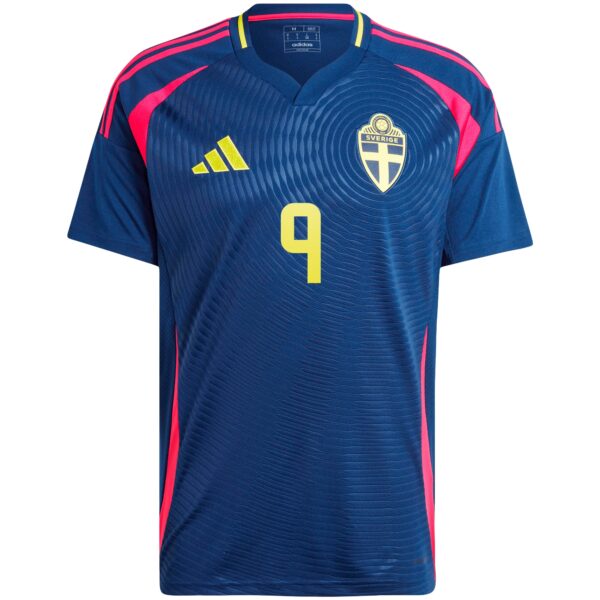 Sweden Away Shirt 2024 with Isak 9 printing