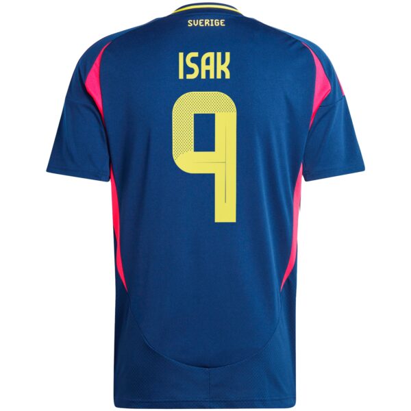 Sweden Away Shirt 2024 with Isak 9 printing
