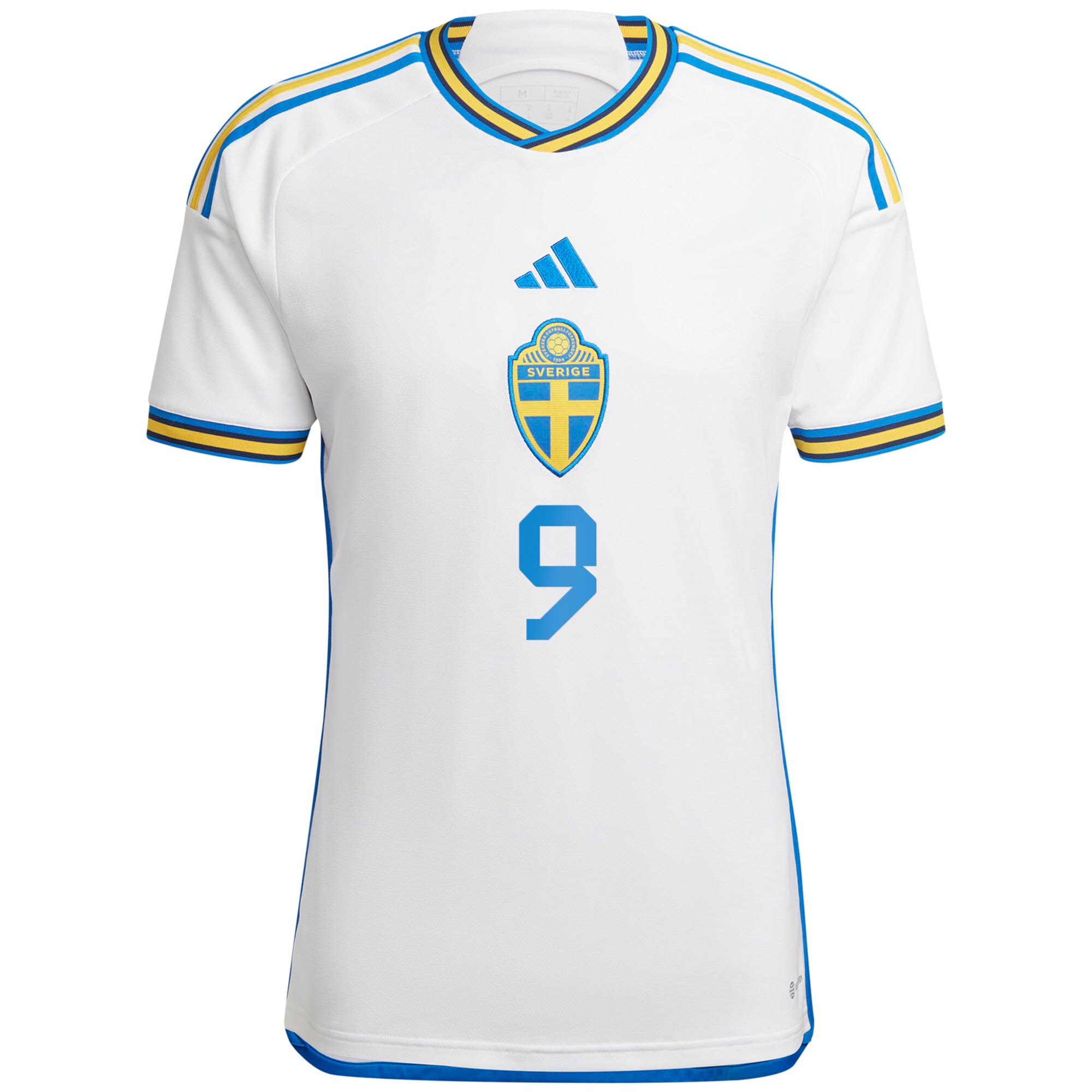 Sweden Away Shirt with Isak 9 printing