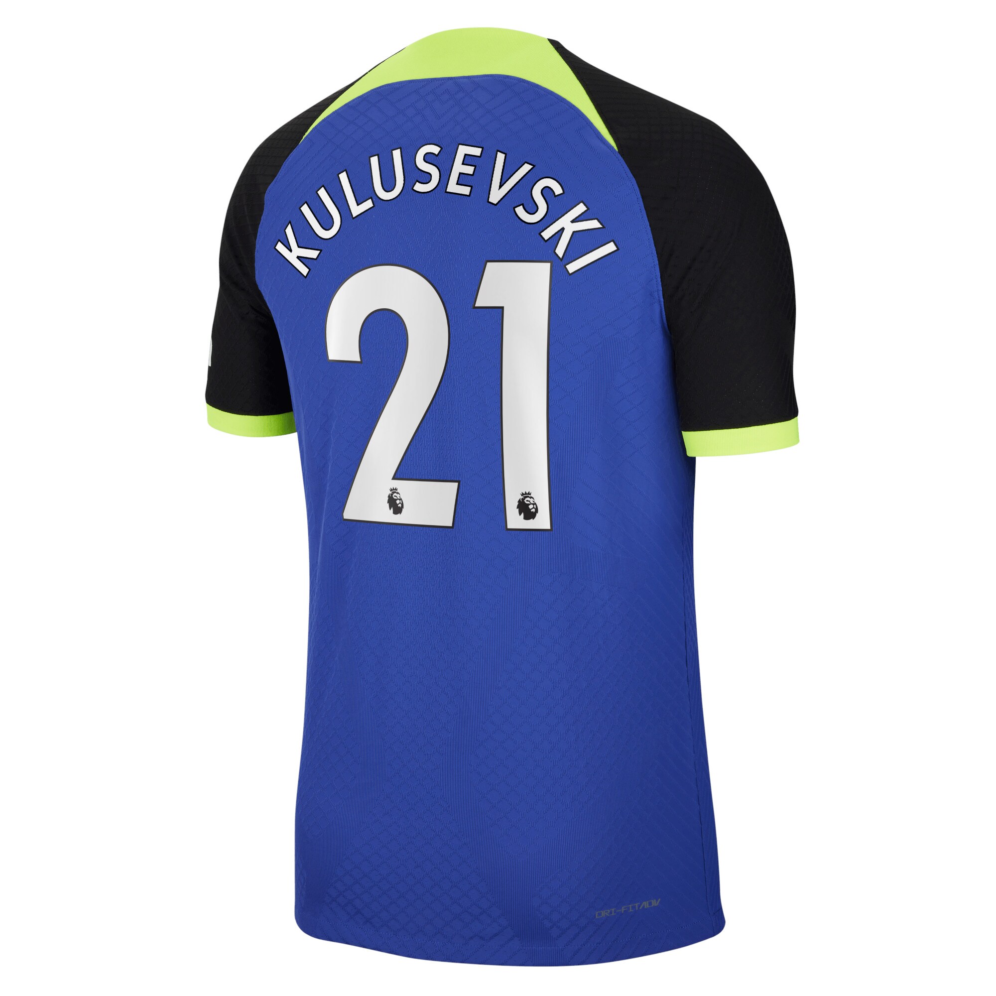 Tottenham Hotspur Away Vapor Match Shirt 2022-23 with Kulusevski 21 printing