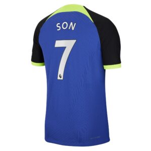 Tottenham Hotspur Away Vapor Match Shirt 2022-23 with Son 7 printing