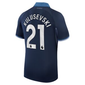 Tottenham Hotspur Away Stadium Shirt 2023-24 with Kulusevski 21 printing