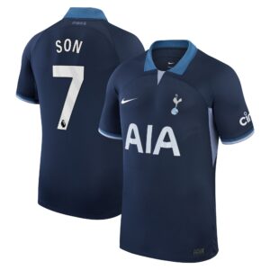 Tottenham Hotspur Away Stadium Shirt 2023-24 with Son 7 printing
