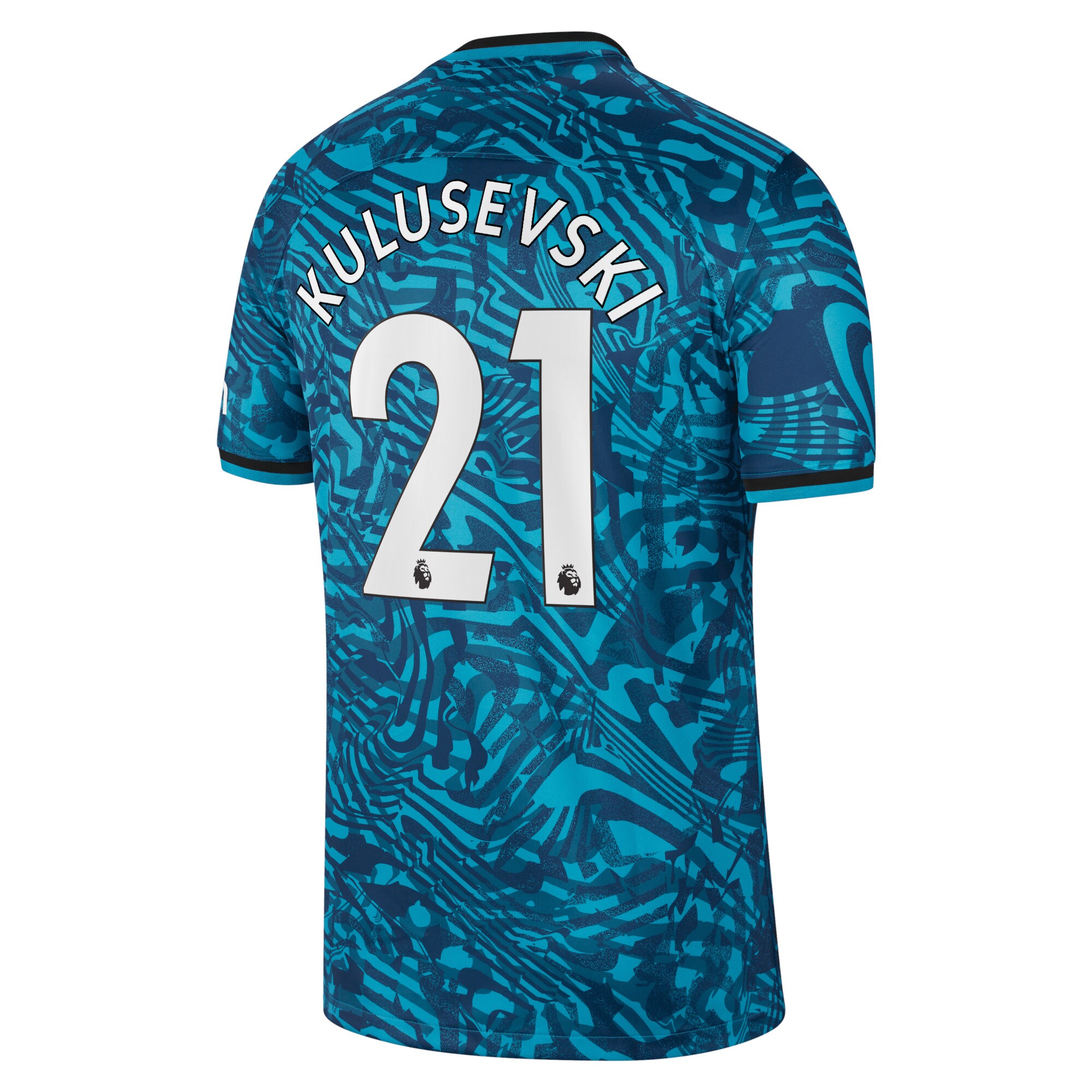 Tottenham Hotspur Third Stadium Shirt 2022-23 with Kulusevski 21 printing