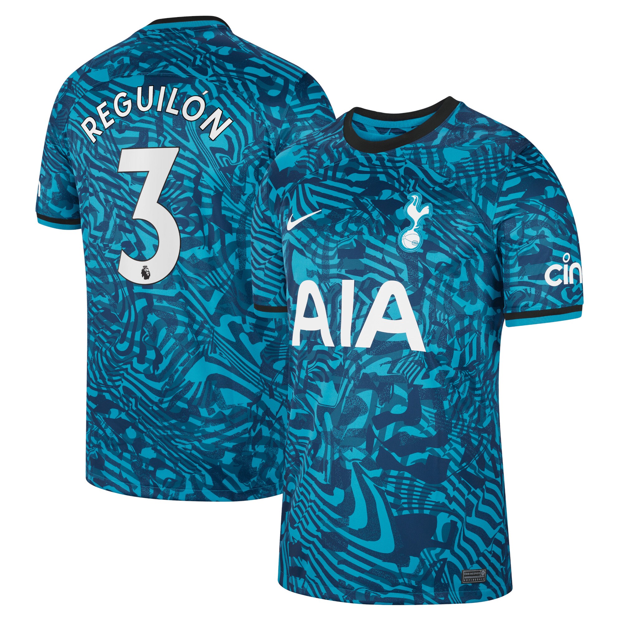 Tottenham Hotspur Third Stadium Shirt 2022-23 with Reguilón 3 printing
