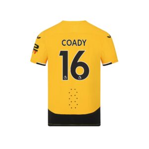 Wolverhampton Wanderers Home Pro Shirt 2022-23 with Coady 16 printing