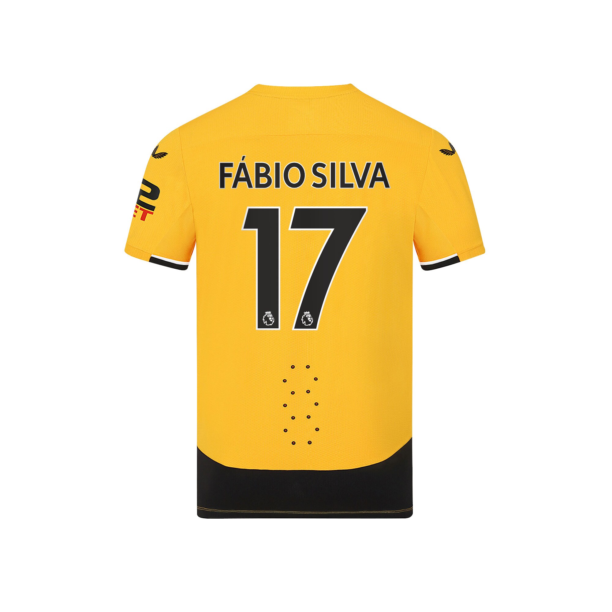 Wolverhampton Wanderers Home Pro Shirt 2022-23 with Fábio Silva 17 printing