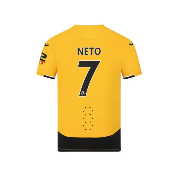 Wolverhampton Wanderers Home Pro Shirt 2022-23 with Neto 7 printing