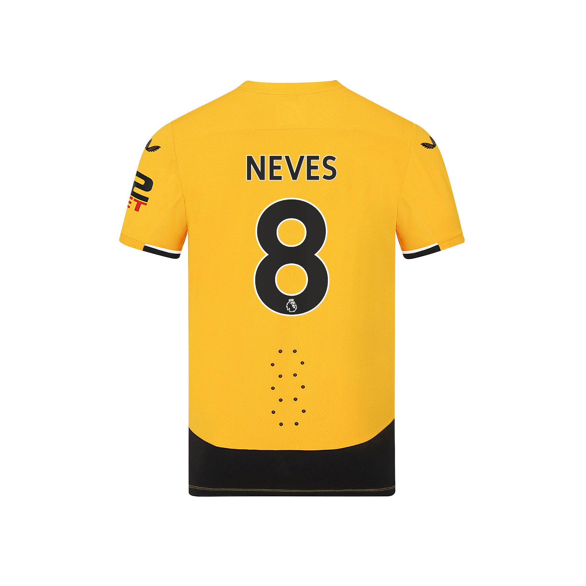 Wolverhampton Wanderers Home Pro Shirt 2022-23 with Neves 8 printing